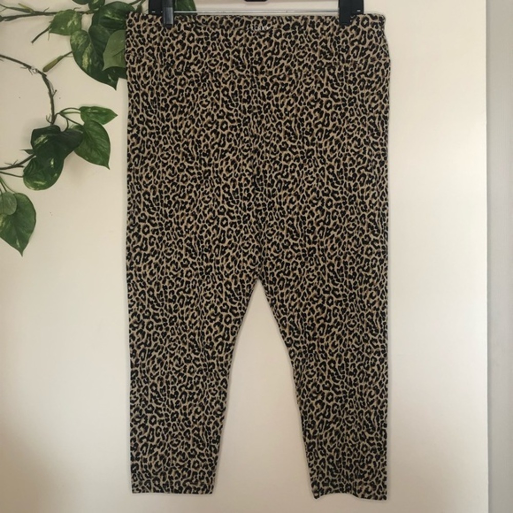 NEW J. Crew Leopard Print Cropped Leggings